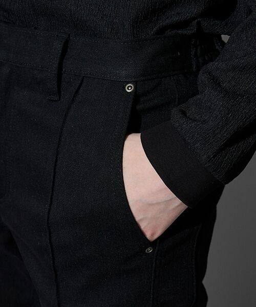 5351POUR LES HOMMES / 5351プール・オム デニムパンツ | 【セットアップ対応 / ストレッチ】テーパード スラックス デニム | 詳細12