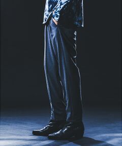 5351POUR LES HOMMES / 5351プール・オム パンツ | 【ストレッチ / ベルトレス】 スリムテーパード シェフパンツ