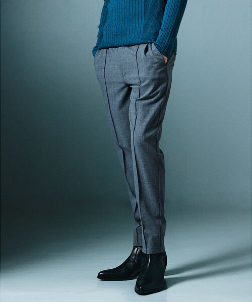 5351POUR LES HOMMES / 5351プール・オム パンツ | 【ストレッチ / ベルトレス】 スリムテーパード シェフパンツ | 詳細2