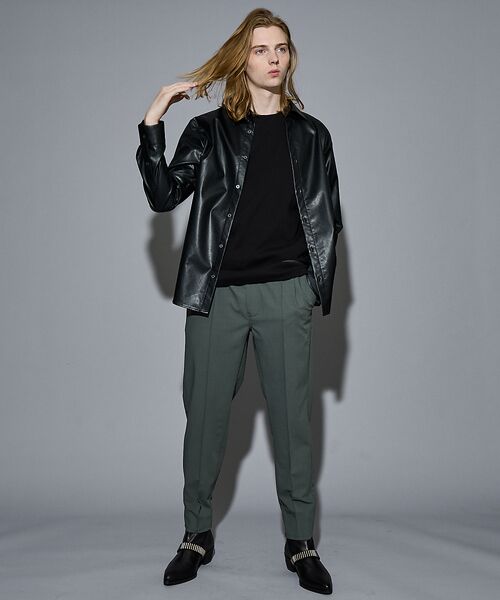 5351POUR LES HOMMES / 5351プール・オム パンツ | 【ストレッチ / ベルトレス】 スリムテーパード シェフパンツ | 詳細11