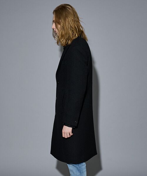 5351POUR LES HOMMES / 5351プール・オム アウター | 【25A/W】尾州産 ピークドラペル チェスターコート | 詳細8