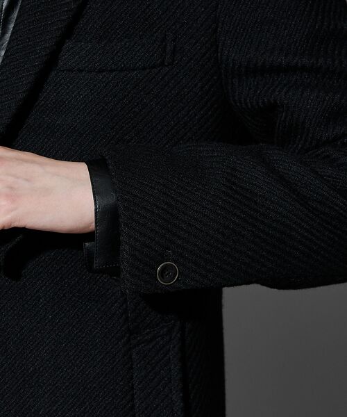 5351POUR LES HOMMES / 5351プール・オム アウター | 【25A/W】尾州産 ピークドラペル チェスターコート | 詳細11