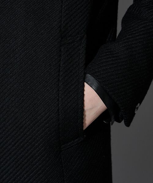 5351POUR LES HOMMES / 5351プール・オム アウター | 【25A/W】尾州産 ピークドラペル チェスターコート | 詳細12