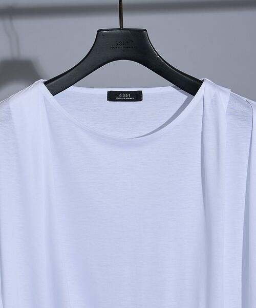 5351POUR LES HOMMES / 5351プール・オム Tシャツ | ドレープ 長袖Tシャツ | 詳細4