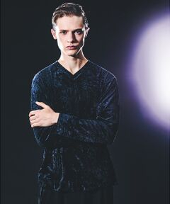 5351POUR LES HOMMES / 5351プール・オム Tシャツ | クラッシュベロア Vネック 長袖Tシャツ