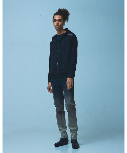 5351POUR LES HOMMES / 5351プール・オム パーカー | 【セットアップ対応】ストレッチ スウェード ジップ パーカー | 詳細24