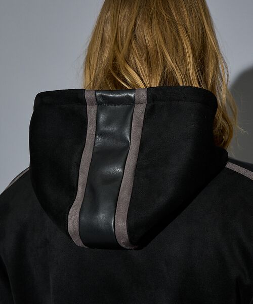 5351POUR LES HOMMES / 5351プール・オム パーカー | 【セットアップ対応】ストレッチ スウェード ジップ パーカー | 詳細16