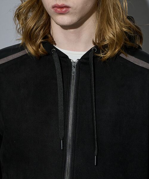 5351POUR LES HOMMES / 5351プール・オム パーカー | 【セットアップ対応】ストレッチ スウェード ジップ パーカー | 詳細17