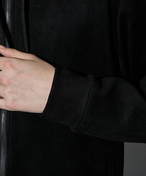 5351POUR LES HOMMES / 5351プール・オム パーカー | 【セットアップ対応】ストレッチ スウェード ジップ パーカー | 詳細18