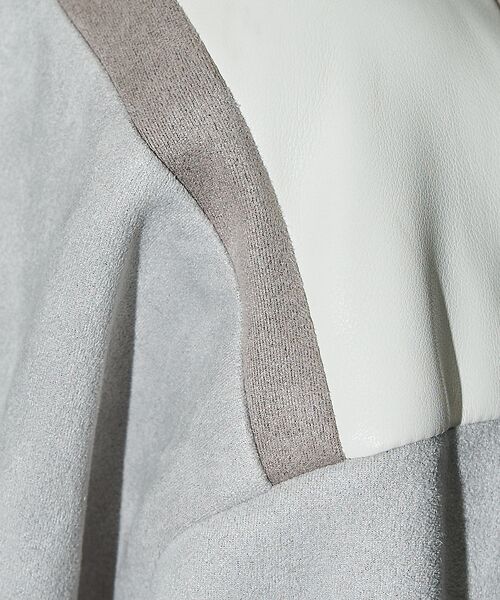 5351POUR LES HOMMES / 5351プール・オム スウェット | 【セットアップ対応】ストレッチ スウェード ジップ プルオーバー | 詳細1