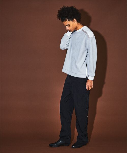 5351POUR LES HOMMES / 5351プール・オム スウェット | 【セットアップ対応】ストレッチ スウェード ジップ プルオーバー | 詳細4