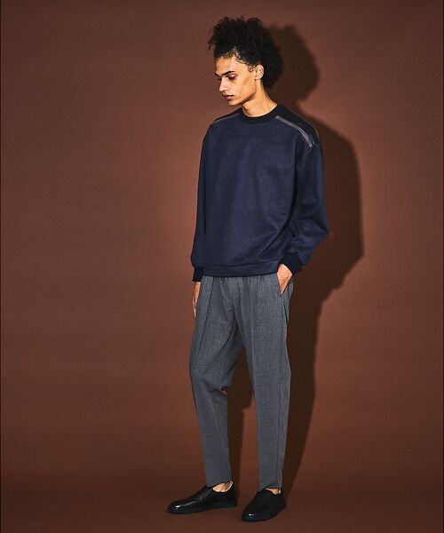 5351POUR LES HOMMES / 5351プール・オム スウェット | 【セットアップ対応】ストレッチ スウェード ジップ プルオーバー | 詳細8