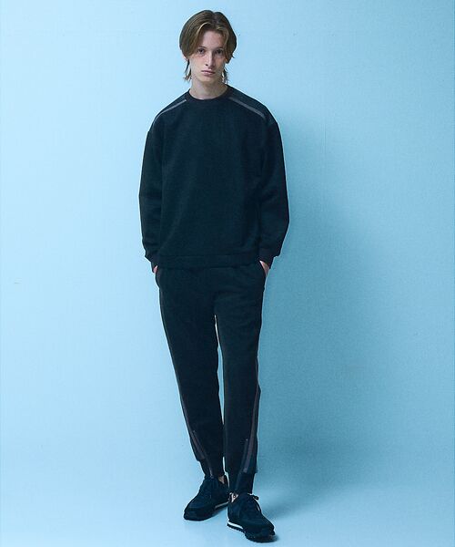 5351POUR LES HOMMES / 5351プール・オム スウェット | 【セットアップ対応】ストレッチ スウェード ジップ プルオーバー | 詳細9