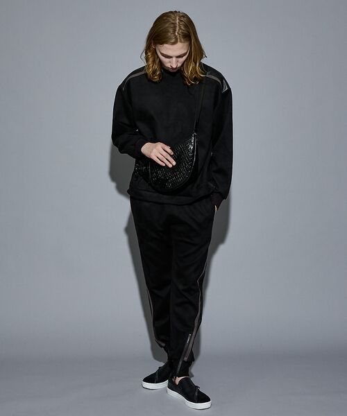 5351POUR LES HOMMES / 5351プール・オム スウェット | 【セットアップ対応】ストレッチ スウェード ジップ プルオーバー | 詳細20