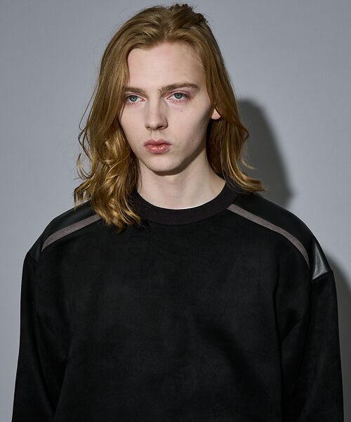 5351POUR LES HOMMES / 5351プール・オム スウェット | 【セットアップ対応】ストレッチ スウェード ジップ プルオーバー | 詳細13