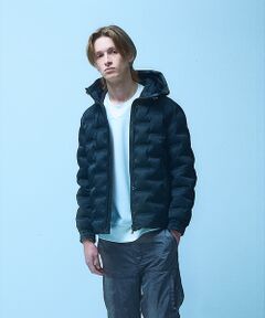 5351POUR LES HOMMES / 5351プール・オム ブルゾン | 【軽量/保温】シームレス パデッド フード ブルゾン