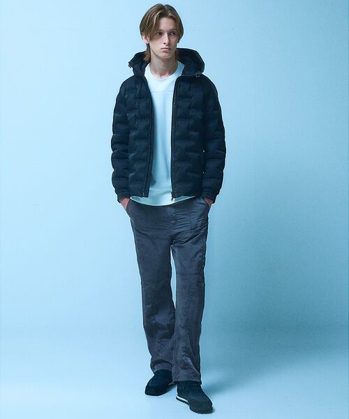 5351POUR LES HOMMES / 5351プール・オム ブルゾン | 【軽量/保温】シームレス パデッド フード ブルゾン | 詳細14