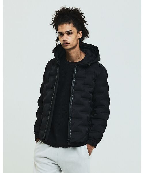 5351POUR LES HOMMES / 5351プール・オム ブルゾン | 【軽量/保温】シームレス パデッド フード ブルゾン | 詳細15