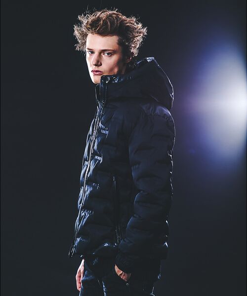 5351POUR LES HOMMES / 5351プール・オム ブルゾン | 【軽量/保温】シームレス パデッド フード ブルゾン | 詳細18