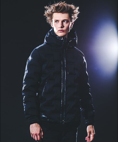 5351POUR LES HOMMES / 5351プール・オム ブルゾン | 【軽量/保温】シームレス パデッド フード ブルゾン | 詳細19