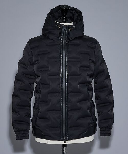 5351POUR LES HOMMES / 5351プール・オム ブルゾン | 【軽量/保温】シームレス パデッド フード ブルゾン | 詳細2