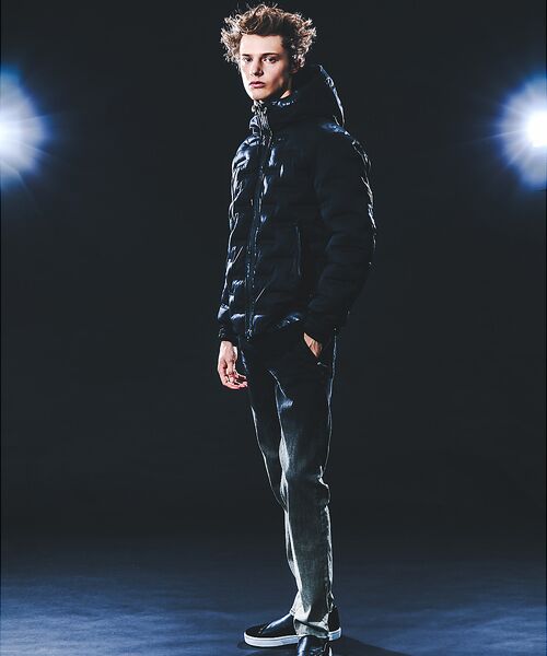 5351POUR LES HOMMES / 5351プール・オム ブルゾン | 【軽量/保温】シームレス パデッド フード ブルゾン | 詳細20