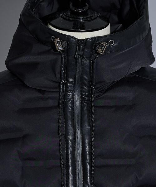 5351POUR LES HOMMES / 5351プール・オム ブルゾン | 【軽量/保温】シームレス パデッド フード ブルゾン | 詳細8