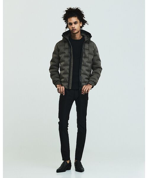 5351POUR LES HOMMES / 5351プール・オム ブルゾン | 【軽量/保温】シームレス パデッド フード ブルゾン | 詳細23