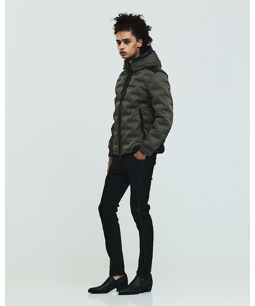 5351POUR LES HOMMES / 5351プール・オム ブルゾン | 【軽量/保温】シームレス パデッド フード ブルゾン | 詳細24