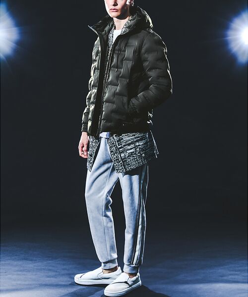 5351POUR LES HOMMES / 5351プール・オム ブルゾン | 【軽量/保温】シームレス パデッド フード ブルゾン | 詳細27