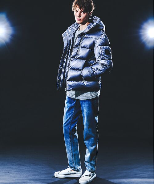 5351POUR LES HOMMES / 5351プール・オム ダウンジャケット・ベスト | 【25A/W】レザーエンボス ダウンジャケット | 詳細11