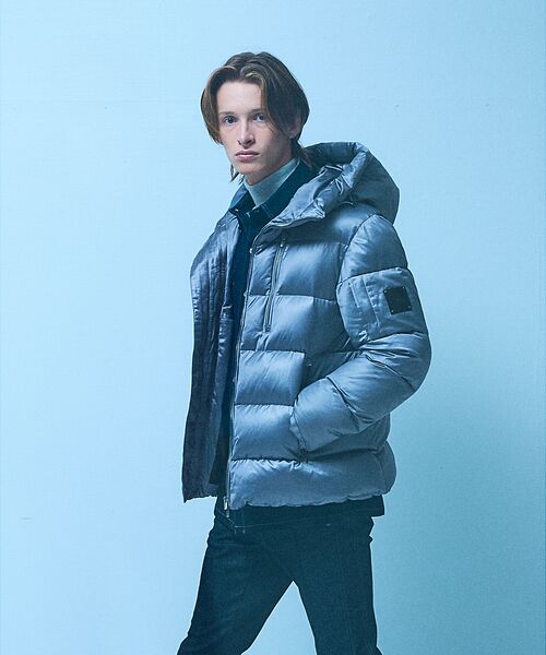 5351POUR LES HOMMES / 5351プール・オム ダウンジャケット・ベスト | 【25A/W】レザーエンボス ダウンジャケット | 詳細2