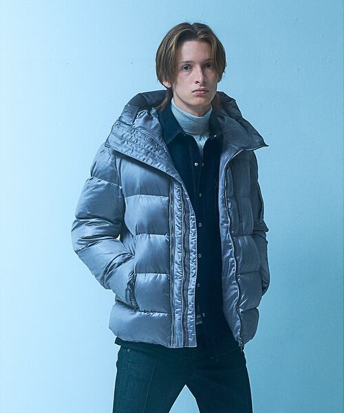 5351POUR LES HOMMES / 5351プール・オム ダウンジャケット・ベスト | 【25A/W】レザーエンボス ダウンジャケット | 詳細3