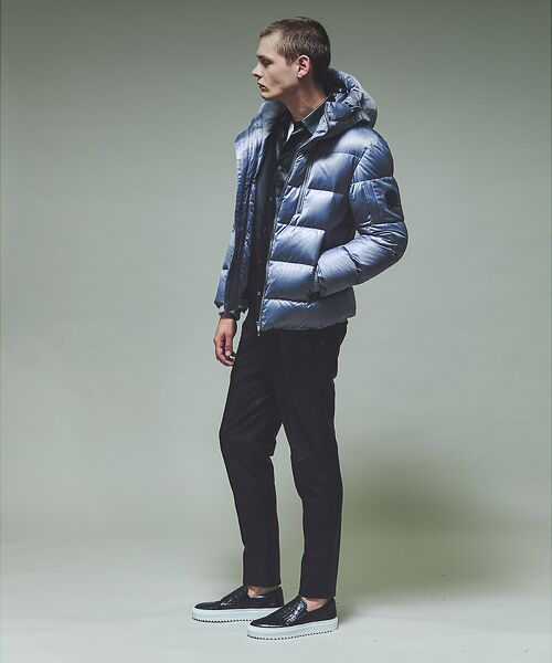 5351POUR LES HOMMES / 5351プール・オム ダウンジャケット・ベスト | 【25A/W】レザーエンボス ダウンジャケット | 詳細8