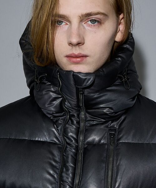 5351POUR LES HOMMES / 5351プール・オム ダウンジャケット・ベスト | 【25A/W】レザーエンボス ダウンジャケット | 詳細16