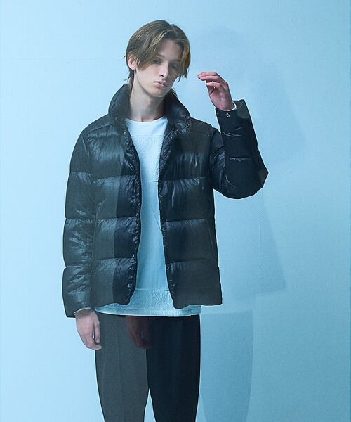 5351POUR LES HOMMES/5351プール・オム 【25A/W】クラッシュ ワッシャー ダウンジャケット【予約】 ブラック 50 5351POUR LES HOMMES/5351プール・オム 【25A/W】クラッシュ ワッシャー ダウンジャケット【予約】 ブラック 50
