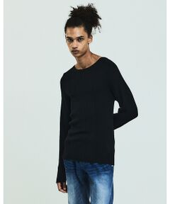 5351POUR LES HOMMES / 5351プール・オム ニット・セーター | 【25AW】ホールガーメント クルーネックニット