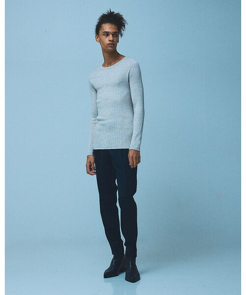 5351POUR LES HOMMES / 5351プール・オム ニット・セーター | 【25AW】ホールガーメント クルーネックニット | 詳細3