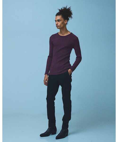 5351POUR LES HOMMES / 5351プール・オム ニット・セーター | 【25AW】ホールガーメント クルーネックニット | 詳細11