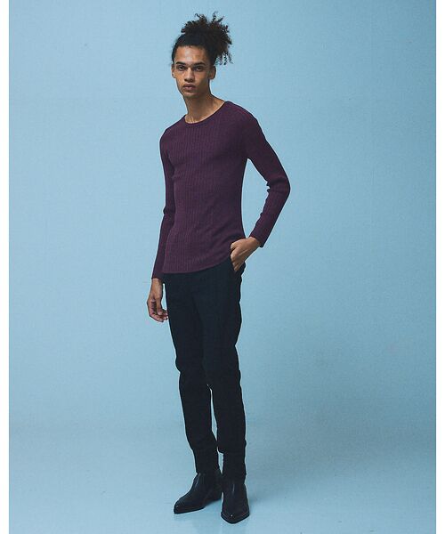 5351POUR LES HOMMES / 5351プール・オム ニット・セーター | 【25AW】ホールガーメント クルーネックニット | 詳細12