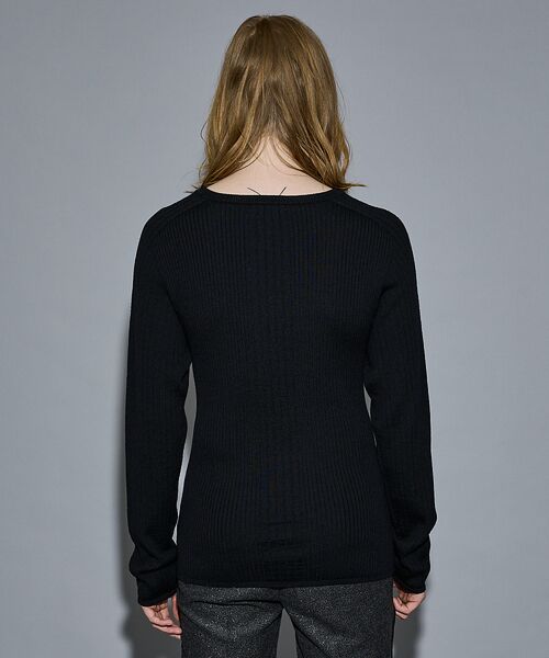 5351POUR LES HOMMES / 5351プール・オム ニット・セーター | 【25AW】ホールガーメント クルーネックニット | 詳細17