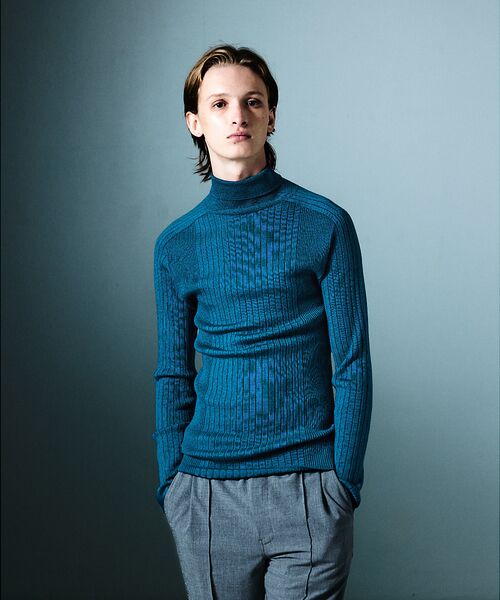 5351POUR LES HOMMES / 5351プール・オム ニット・セーター | 【25AW】ホールガーメント タートルネックニット | 詳細5