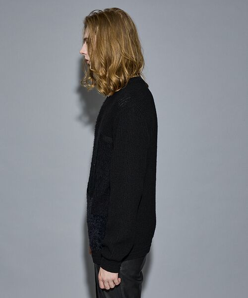 5351POUR LES HOMMES / 5351プール・オム ニット・セーター | コンビネーション クルーネックニット | 詳細11