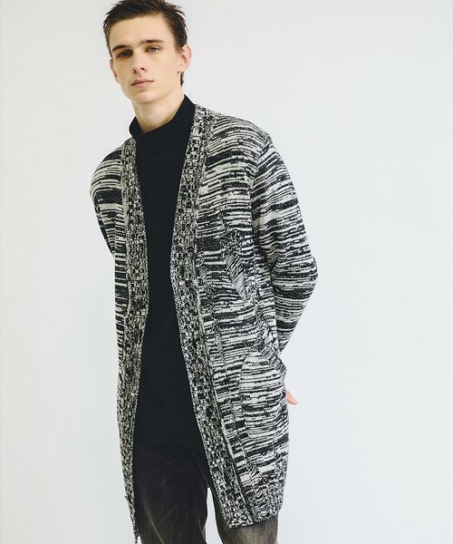 5351POUR LES HOMMES / 5351プール・オム カーディガン・ボレロ | ダメージ ニットカーディガン | 詳細5