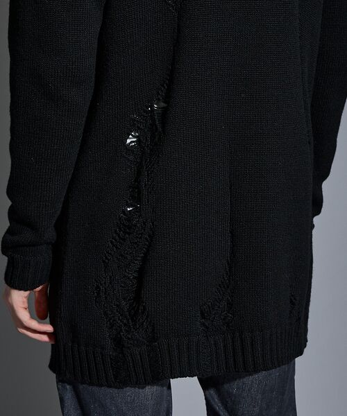 5351POUR LES HOMMES / 5351プール・オム カーディガン・ボレロ | ダメージ ニットカーディガン | 詳細15