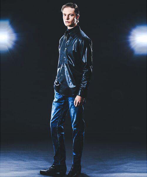 5351POUR LES HOMMES / 5351プール・オム デニムパンツ | 【25A/W】プリント テーパード デニム | 詳細12