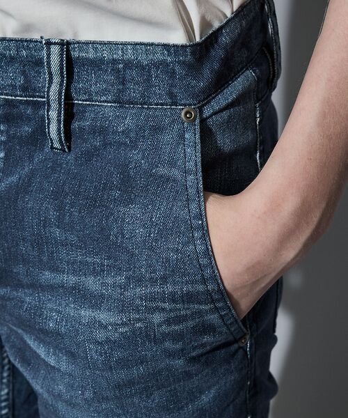 5351POUR LES HOMMES / 5351プール・オム デニムパンツ | 【25A/W】プリント テーパード デニム | 詳細5