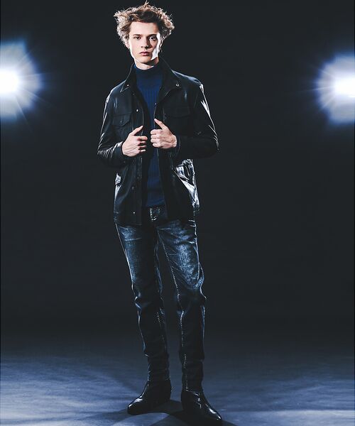 5351POUR LES HOMMES / 5351プール・オム デニムパンツ | 【25A/W】プリント テーパード デニム | 詳細14