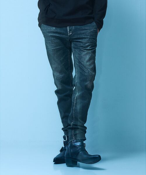 5351POUR LES HOMMES / 5351プール・オム デニムパンツ | 【25A/W】プリント テーパード デニム | 詳細16