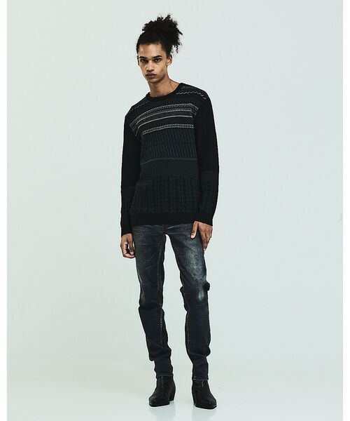 5351POUR LES HOMMES / 5351プール・オム デニムパンツ | 【25A/W】プリント テーパード デニム | 詳細20